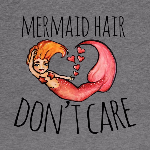 Mermaid hair don't care by bubbsnugg